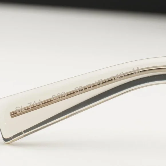 Saint Laurent SL714 003 Square Eyeglasses 55mm – Beige - Picture 4 of 9